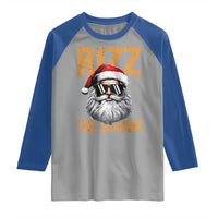 Funny Santa Rizz Christmas Raglan Shirt Rizz The Season