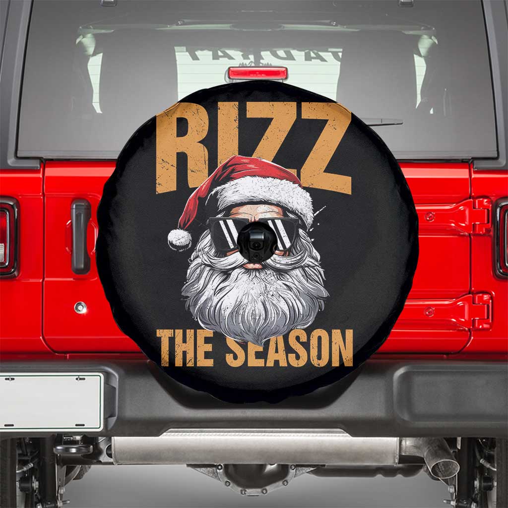 Funny Santa Rizz Christmas Spare Tire Cover Rizz The Season