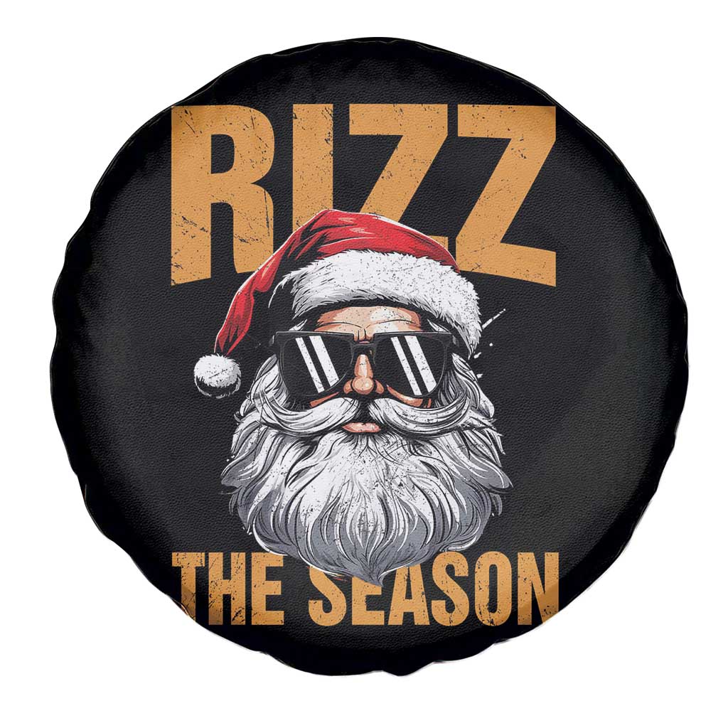 Funny Santa Rizz Christmas Spare Tire Cover Rizz The Season
