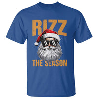Funny Santa Rizz Christmas T Shirt Rizz The Season - Wonder Print Shop
