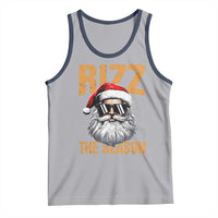 Funny Santa Rizz Christmas Tank Top Rizz The Season