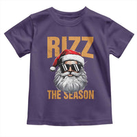 Funny Santa Rizz Christmas Toddler T Shirt Rizz The Season