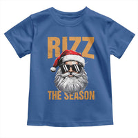 Funny Santa Rizz Christmas Toddler T Shirt Rizz The Season