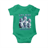 Funny Tuff Baby Meme Baby Onesie Say You Swear Viral AI Niche Baby Holding Back Laugh - Wonder Print Shop