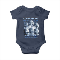 Funny Tuff Baby Meme Baby Onesie Say You Swear Viral AI Niche Baby Holding Back Laugh - Wonder Print Shop