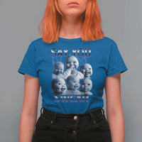 Funny Tuff Baby Meme T Shirt For Women Say You Swear Viral AI Niche Baby Holding Back Laugh - Wonder Print Shop