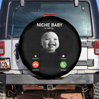 Funny Tuff Baby Meme Spare Tire Cover Tell ‘Em Son AI Niche Baby Motion Holding Laugh - Wonder Print Shop