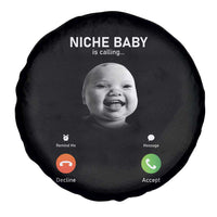 Funny Tuff Baby Meme Spare Tire Cover Tell ‘Em Son AI Niche Baby Motion Holding Laugh - Wonder Print Shop