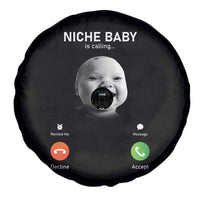Funny Tuff Baby Meme Spare Tire Cover Tell ‘Em Son AI Niche Baby Motion Holding Laugh - Wonder Print Shop