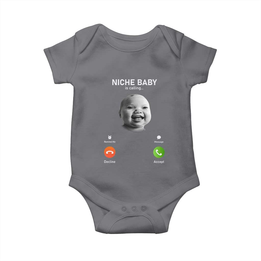 Funny Tuff Baby Meme Baby Onesie Tell ‘Em Son AI Niche Baby Motion Holding Laugh - Wonder Print Shop