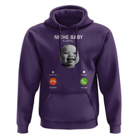 Funny Tuff Baby Meme Hoodie Tell ‘Em Son AI Niche Baby Motion Holding Laugh - Wonder Print Shop