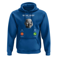 Funny Tuff Baby Meme Hoodie Tell ‘Em Son AI Niche Baby Motion Holding Laugh - Wonder Print Shop