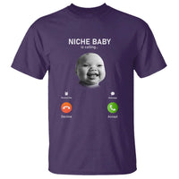 Funny Tuff Baby Meme T Shirt Tell ‘Em Son AI Niche Baby Motion Holding Laugh - Wonder Print Shop