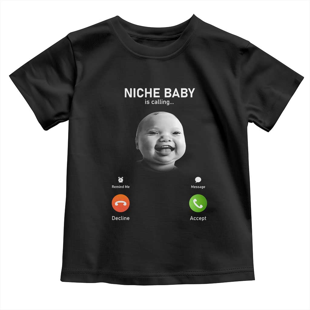 Funny Tuff Baby Meme Toddler T Shirt Tell ‘Em Son AI Niche Baby Motion Holding Laugh - Wonder Print Shop