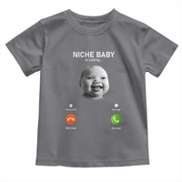 Funny Tuff Baby Meme Toddler T Shirt Tell ‘Em Son AI Niche Baby Motion Holding Laugh - Wonder Print Shop