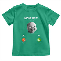 Funny Tuff Baby Meme Toddler T Shirt Tell ‘Em Son AI Niche Baby Motion Holding Laugh - Wonder Print Shop