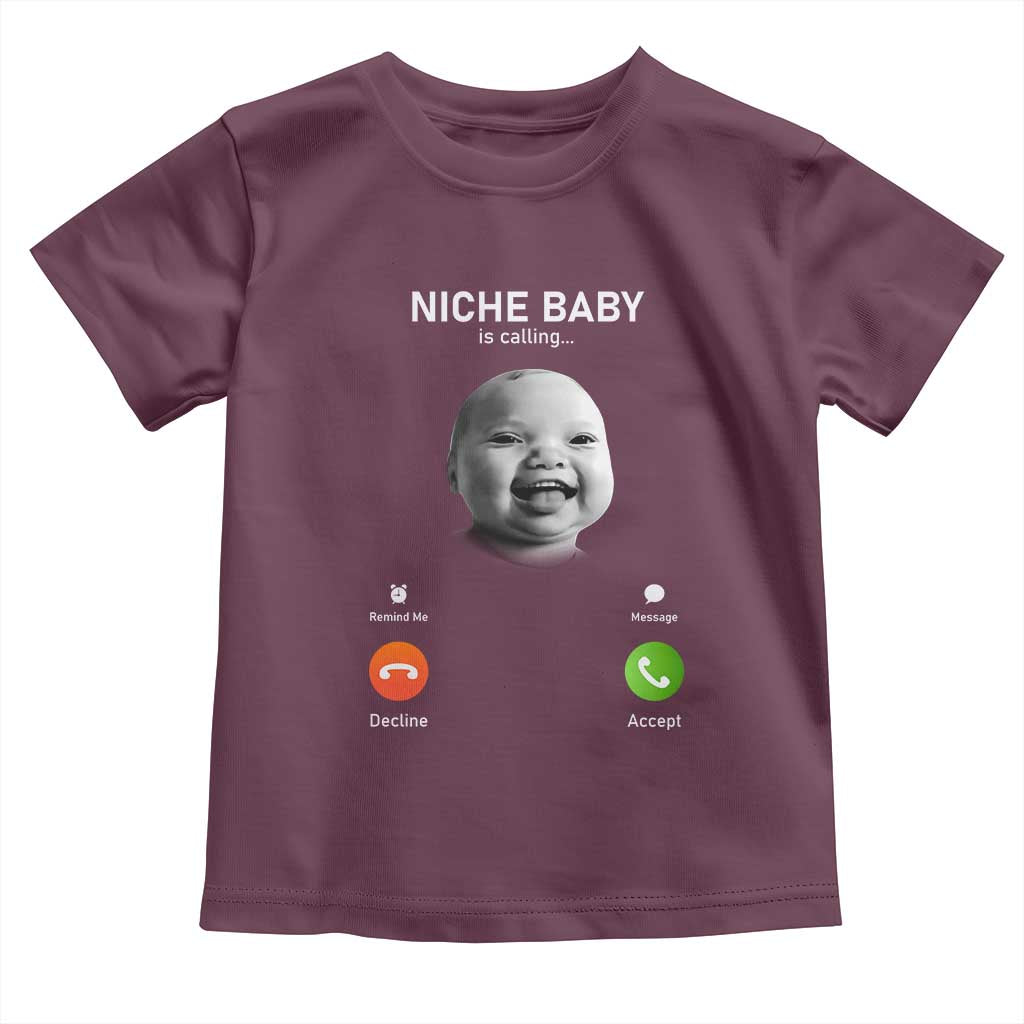 Funny Tuff Baby Meme Toddler T Shirt Tell ‘Em Son AI Niche Baby Motion Holding Laugh - Wonder Print Shop