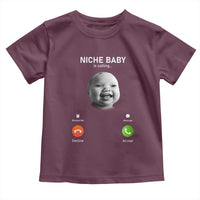 Funny Tuff Baby Meme Toddler T Shirt Tell ‘Em Son AI Niche Baby Motion Holding Laugh - Wonder Print Shop