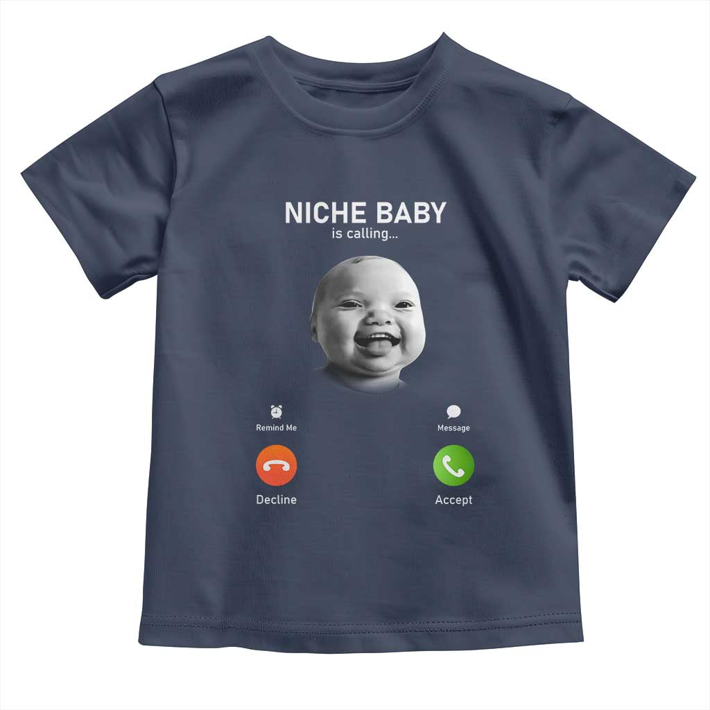 Funny Tuff Baby Meme Toddler T Shirt Tell ‘Em Son AI Niche Baby Motion Holding Laugh - Wonder Print Shop