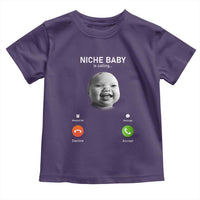 Funny Tuff Baby Meme Toddler T Shirt Tell ‘Em Son AI Niche Baby Motion Holding Laugh - Wonder Print Shop