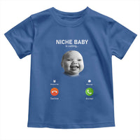 Funny Tuff Baby Meme Toddler T Shirt Tell ‘Em Son AI Niche Baby Motion Holding Laugh - Wonder Print Shop