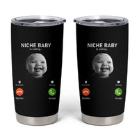 Funny Tuff Baby Meme Tumbler Cup Tell ‘Em Son AI Niche Baby Motion Holding Laugh - Wonder Print Shop