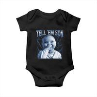 Funny Giggling Niche Baby Is Calling Baby Onesie Tuff Baby AI Laughing Gen Alpha Meme - Wonder Print Shop