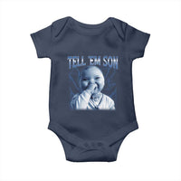 Funny Giggling Niche Baby Is Calling Baby Onesie Tuff Baby AI Laughing Gen Alpha Meme - Wonder Print Shop