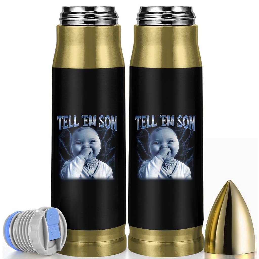 Funny Giggling Niche Baby Is Calling Bullet Tumbler Tuff Baby AI Laughing Gen Alpha Meme - Wonder Print Shop