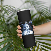 Funny Giggling Niche Baby Is Calling Skinny Tumbler Tuff Baby AI Laughing Gen Alpha Meme - Wonder Print Shop