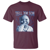 Funny Giggling Niche Baby Is Calling T Shirt Tuff Baby AI Laughing Gen Alpha Meme - Wonder Print Shop