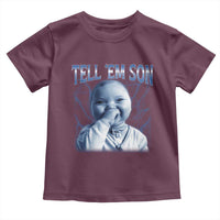 Funny Giggling Niche Baby Is Calling Toddler T Shirt Tuff Baby AI Laughing Gen Alpha Meme - Wonder Print Shop