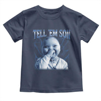 Funny Giggling Niche Baby Is Calling Toddler T Shirt Tuff Baby AI Laughing Gen Alpha Meme - Wonder Print Shop