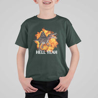 Spinosaurus Racha Explosion Hell Yeah T Shirt For Kid Dinosaur Shrieks Meme Funny Prehistoric Fire Blast - Wonder Print Shop