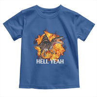 Spinosaurus Racha Explosion Hell Yeah Toddler T Shirt Dinosaur Shrieks Meme Funny Prehistoric Fire Blast - Wonder Print Shop