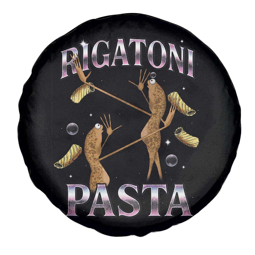 Rigatoni Pasta Lover Marcus The Worm Spare Tire Cover Retro 90s Bootleg Weird Meme Internet Humor - Wonder Print Shop
