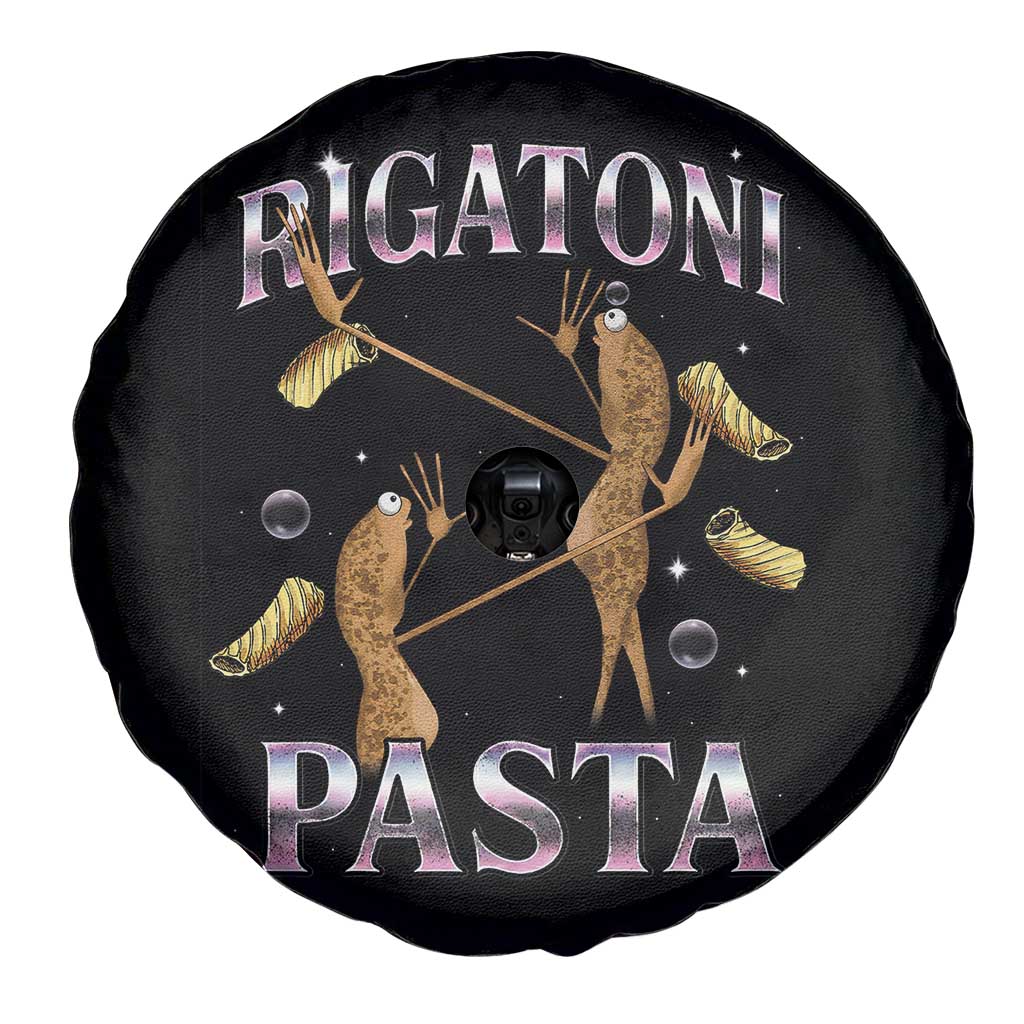 Rigatoni Pasta Lover Marcus The Worm Spare Tire Cover Retro 90s Bootleg Weird Meme Internet Humor - Wonder Print Shop