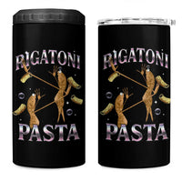 Rigatoni Pasta Lover Marcus The Worm 4 in 1 Can Cooler Tumbler Retro 90s Bootleg Weird Meme Internet Humor - Wonder Print Shop