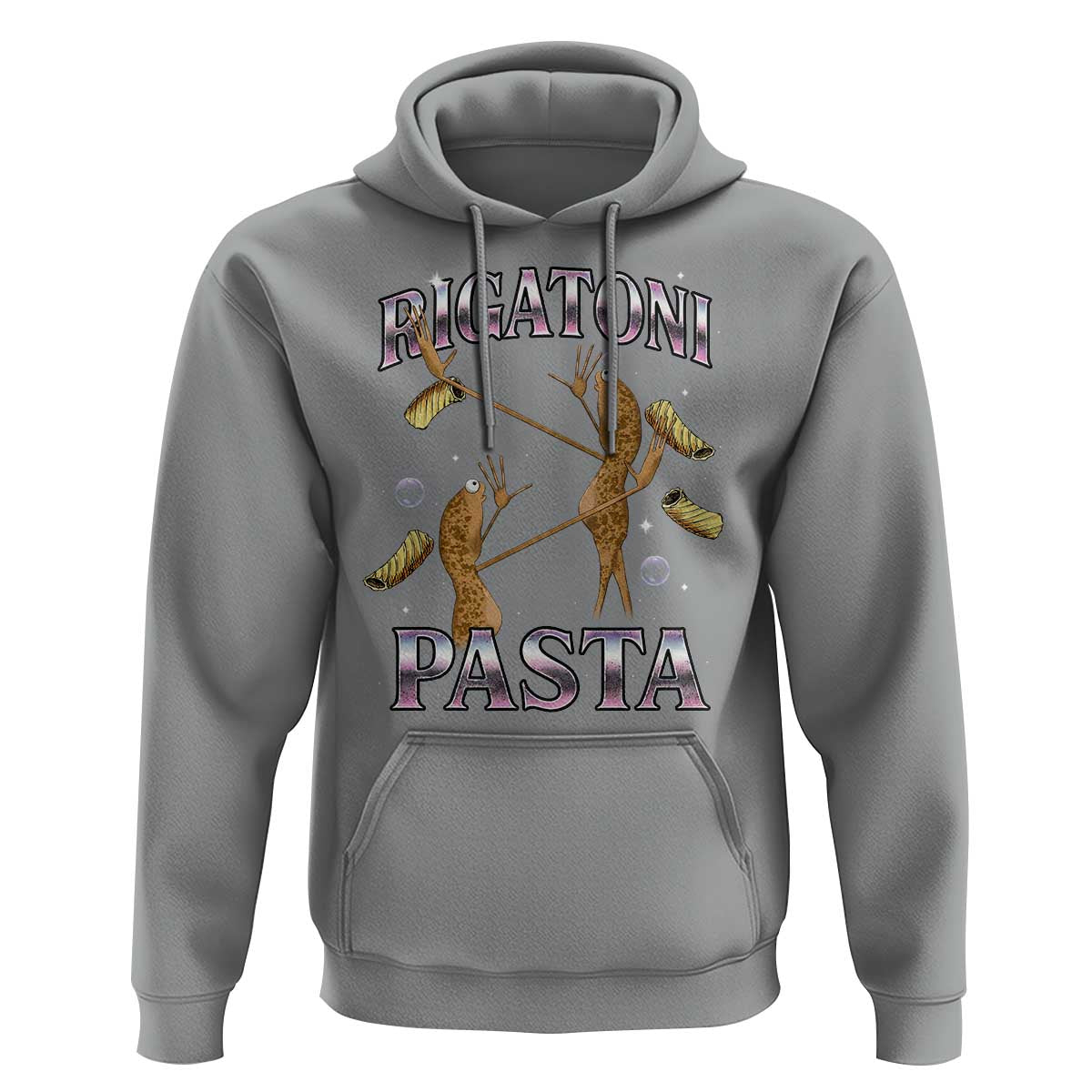 Rigatoni Pasta Lover Marcus The Worm Hoodie Retro 90s Bootleg Weird Meme Internet Humor - Wonder Print Shop