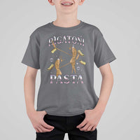 Rigatoni Pasta Lover Marcus The Worm T Shirt For Kid Retro 90s Bootleg Weird Meme Internet Humor - Wonder Print Shop