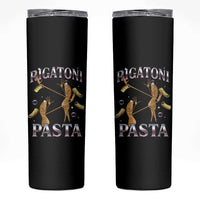 Rigatoni Pasta Lover Marcus The Worm Skinny Tumbler Retro 90s Bootleg Weird Meme Internet Humor - Wonder Print Shop