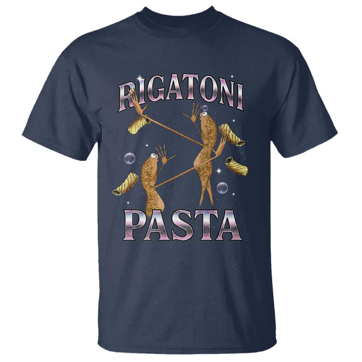 Rigatoni Pasta Lover Marcus The Worm T Shirt Retro 90s Bootleg Weird Meme Internet Humor - Wonder Print Shop
