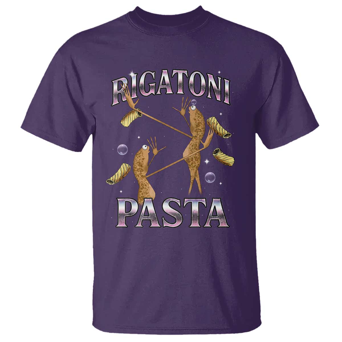 Rigatoni Pasta Lover Marcus The Worm T Shirt Retro 90s Bootleg Weird Meme Internet Humor - Wonder Print Shop