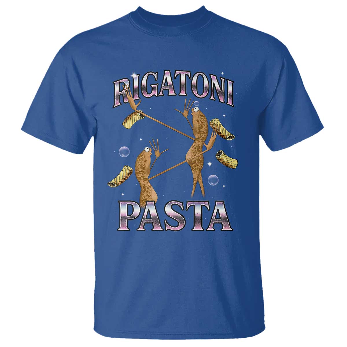 Rigatoni Pasta Lover Marcus The Worm T Shirt Retro 90s Bootleg Weird Meme Internet Humor - Wonder Print Shop