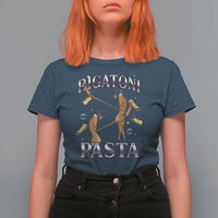 Rigatoni Pasta Lover Marcus The Worm T Shirt For Women Retro 90s Bootleg Weird Meme Internet Humor - Wonder Print Shop