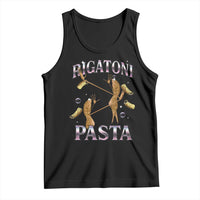 Rigatoni Pasta Lover Marcus The Worm Tank Top Retro 90s Bootleg Weird Meme Internet Humor - Wonder Print Shop