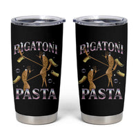 Rigatoni Pasta Lover Marcus The Worm Tumbler Cup Retro 90s Bootleg Weird Meme Internet Humor - Wonder Print Shop
