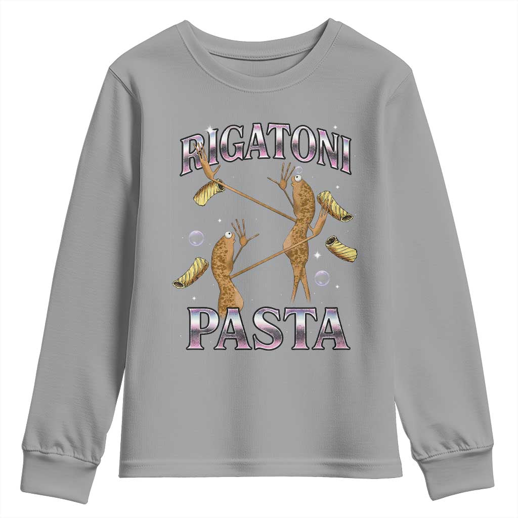 Rigatoni Pasta Lover Marcus The Worm Youth Sweatshirt Retro 90s Bootleg Weird Meme Internet Humor - Wonder Print Shop