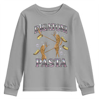 Rigatoni Pasta Lover Marcus The Worm Youth Sweatshirt Retro 90s Bootleg Weird Meme Internet Humor - Wonder Print Shop
