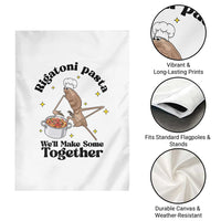 Rigatoni Pasta Chef Marcus The Worm Garden Flag We'll Make Some Together Wholesome Weird Meme - Wonder Print Shop